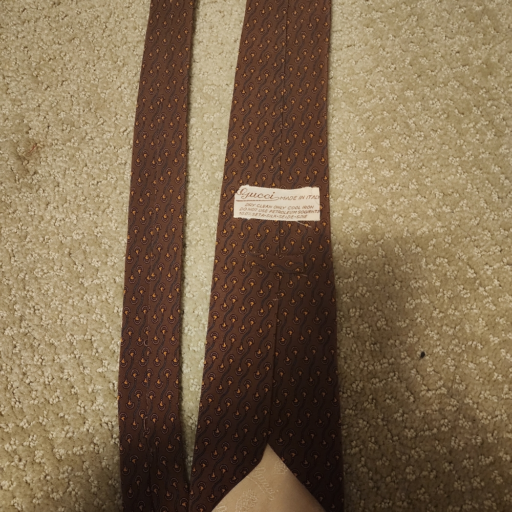 Gucci Vintage Silk Tie - Picture 3 of 4